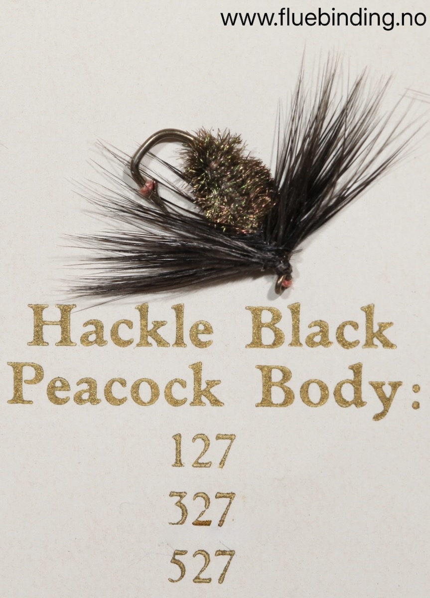 Hackle Black Peacock Body