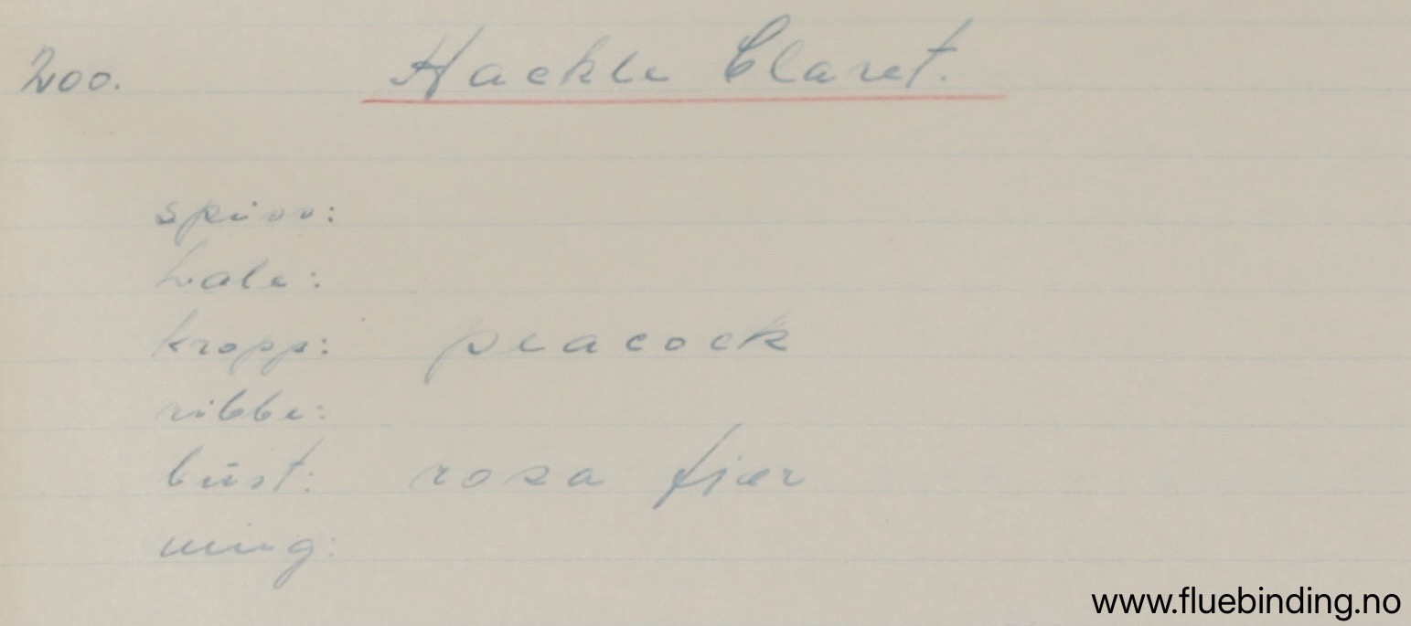 Hackle Claret