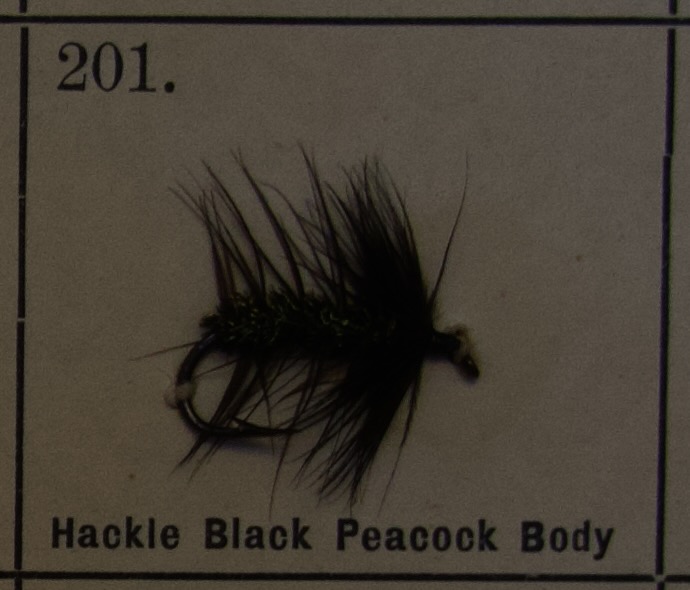 Hackle Black Peacock Body