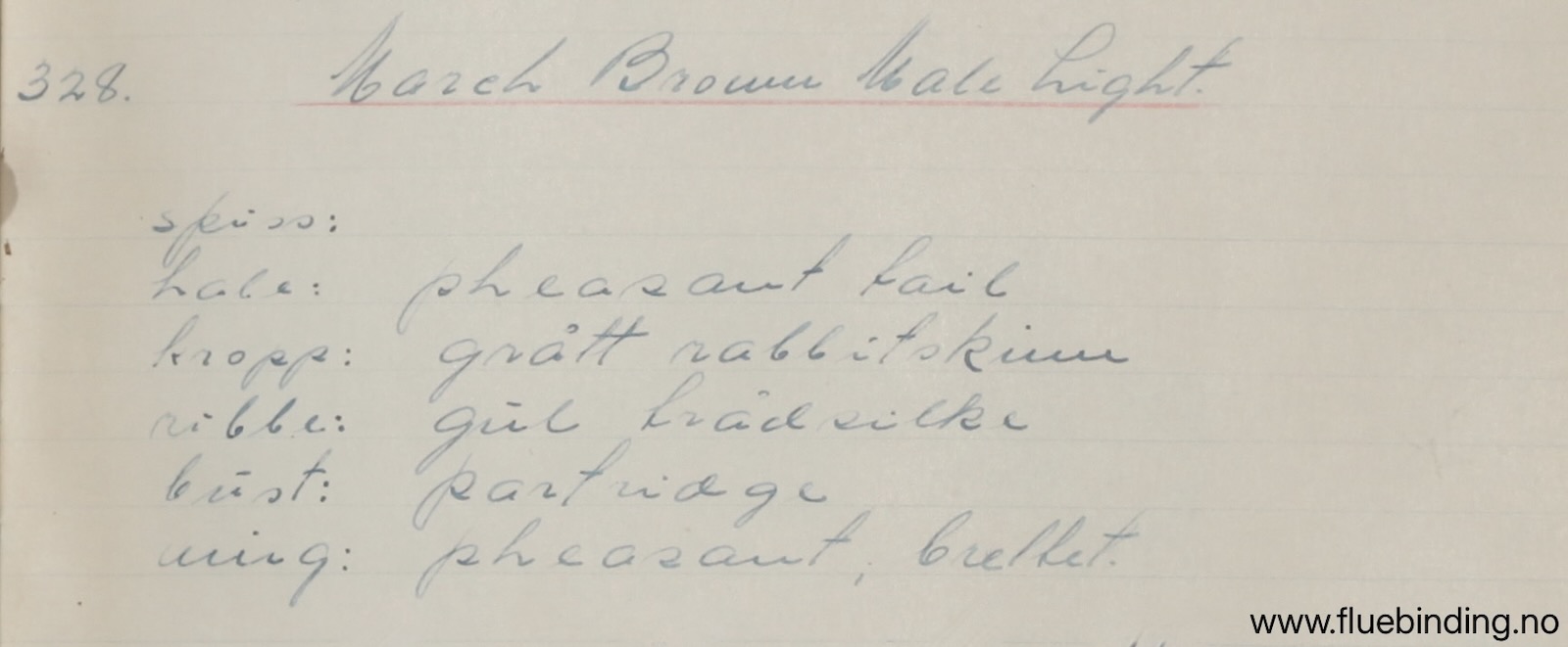 March Brown Male Light