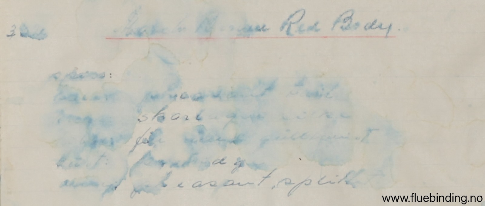 March Brown Red Body